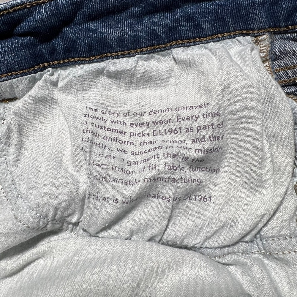 DL1961 Womens Blue Denim High Rise Vintage 31 Patti Straight Jeans Plus Size 16W - Picture 10 of 16